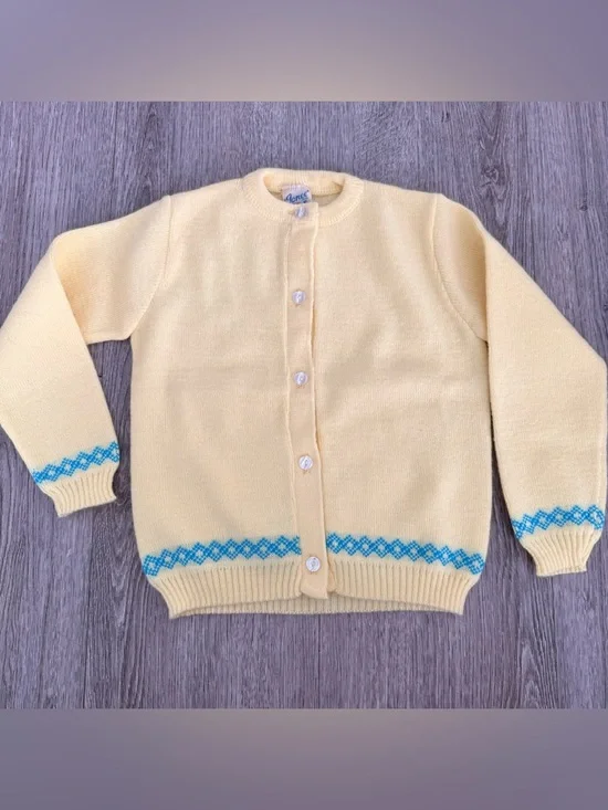 Vintage toddler girl cardigans lot of 2 - Picture 6 of 10